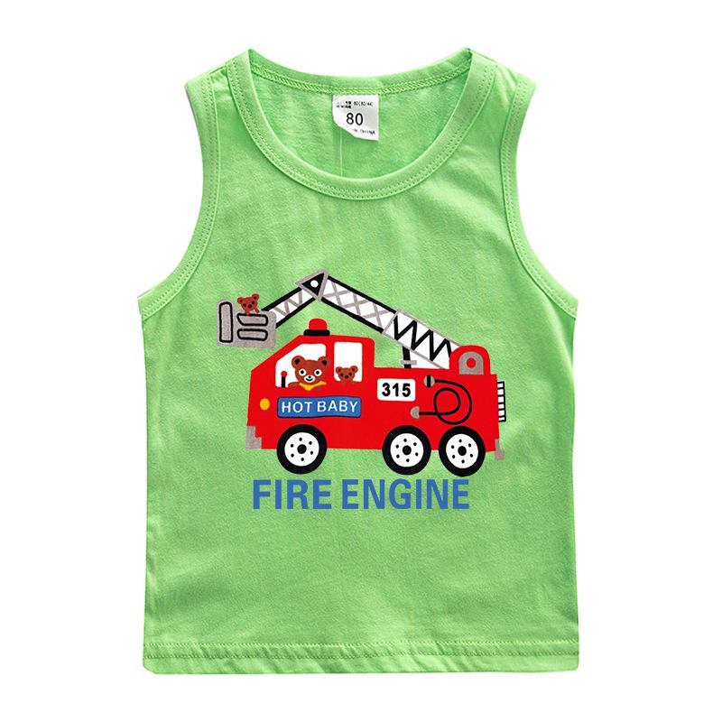 Boys' 100% Cotton Sleeveless Camisole - Trendy Summer T-Shirt Layer & Casual Vest