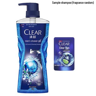 Clear Breeze Men's Icy Cool Oil Control Shower Gel & Shampoo Set