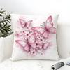Beautiful Unique Floral And Butterfly Pillow Case Linen Pillow Case Sofa Home Decor Cushion Cover Cushion Cove