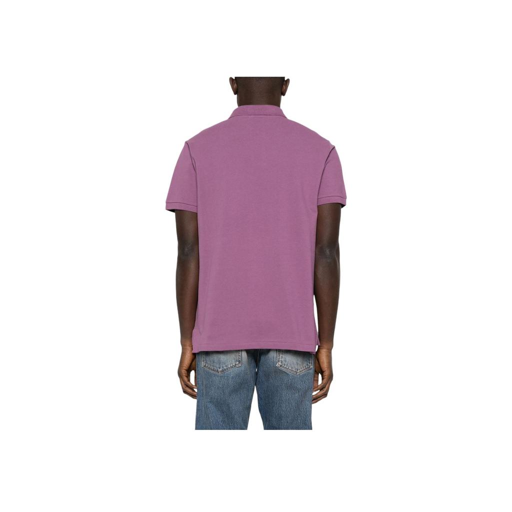 Polo Ralph Lauren Logo Embroidered Straight Fit Short Sleeve Polo Shirt Men tops Lavender 710680784-409