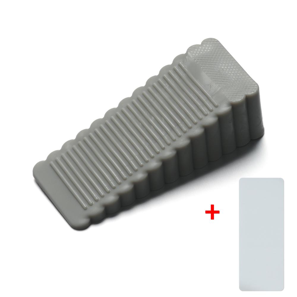 Home Anti-Collision Self Adhesive Wall Protector Floor Block Door Wedge Door Stopper