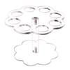 1Pcs 8 Holes Acrylic Ice Cream Cone Stand Holder Transparent/Chip Cone Holder