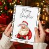 Christmas Gift Card Holder Book - Hardcover Spiral-Bound Keepsake with Christmas cup Cover for Holiday Surprises DIY Detachable Pages