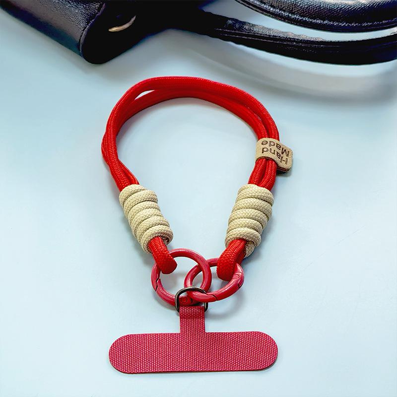 Breloc Piele Teckel Pui & Șnur Telefon