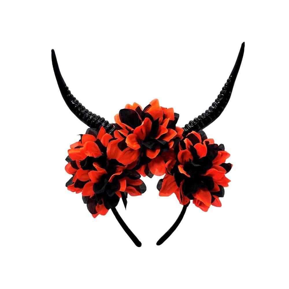 Simulationsblumen Gothic Kopfschmuck Übertreiben Halloween Kopfbedeckung Mädchen/Kinder