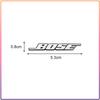 BOSE Letter Logo Badge aluminum 3D car audio stickers For bmw Dacia Alfa Romeo Lada Skoda Hyundai Infiniti Volvo Jaguar