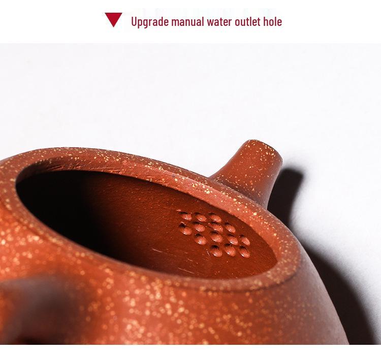 Dragon Blood Sand Shi Piao Zisha Teapot Gongfu Tea Set, Custom Ancient Style 0.5