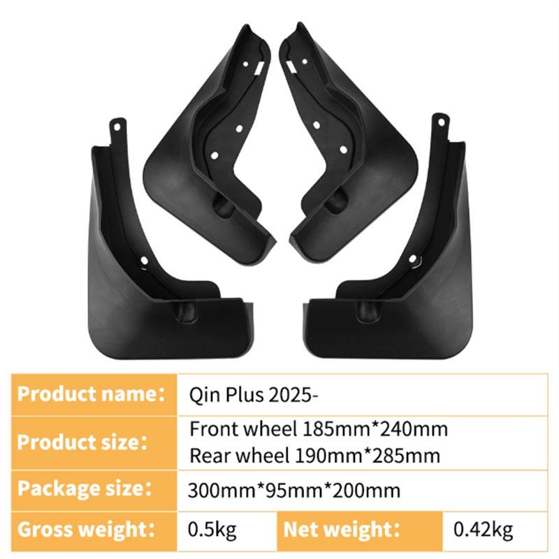 BYD Qin Plus 2025 Mudguards: Cross-Border Car Tire Modification Parts