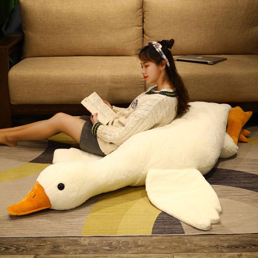 Goose Pillow Sleep Pillow Goose Plush Toys Goose Stuffed Toys Goose Plush Doll Lying Duck Plush
