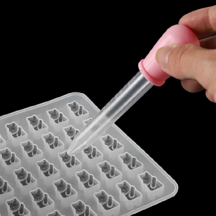 5Pcs 5ML Silicone Graduated Pipettes With Rubber Suction Top Liquid Droppers For Oil Liquid Handling In Science Labs