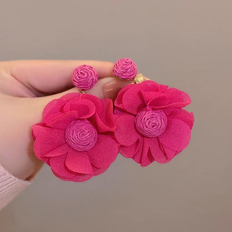 Resort Style Sunflower Earrings - Spring/Summer 2025 Collection for Women