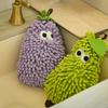 Hand Towel Hanging Cute Cartoon Chenille Kitchen Bathroom Absorbent Towel Wiping Handball