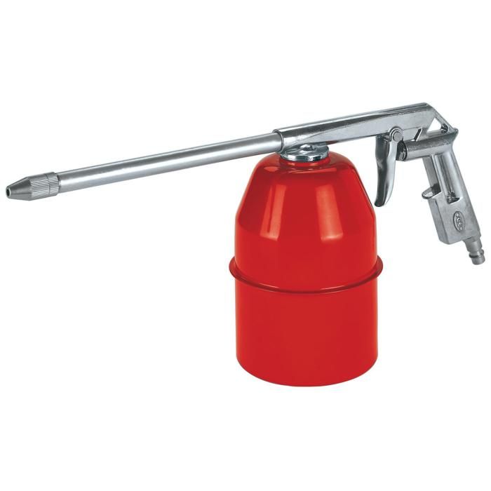 Einhell Spritzpistole für Kompressor (Maximaler Druck 3-6 bar - Fassungsvermögen 0,9 l - Mindestluftvolumen 150 l/min)