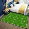 Football Cartoon Field Boys Carpet Childrens Room Large Area Floor Mats Ottomans Living Room Room Bedroom Full Bedside Blanket