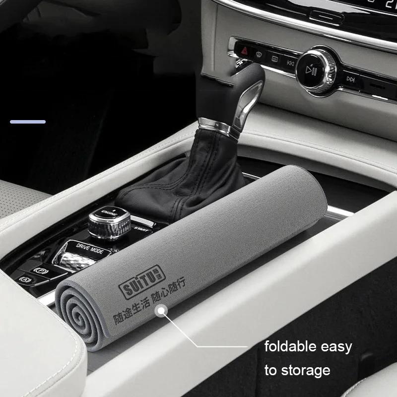 Car Coral Velvet Cleaning Towel Super Absorbent Car Drying Towel Double Sided Wash Cleaning Towel Car Cleaning Cloth Accessories