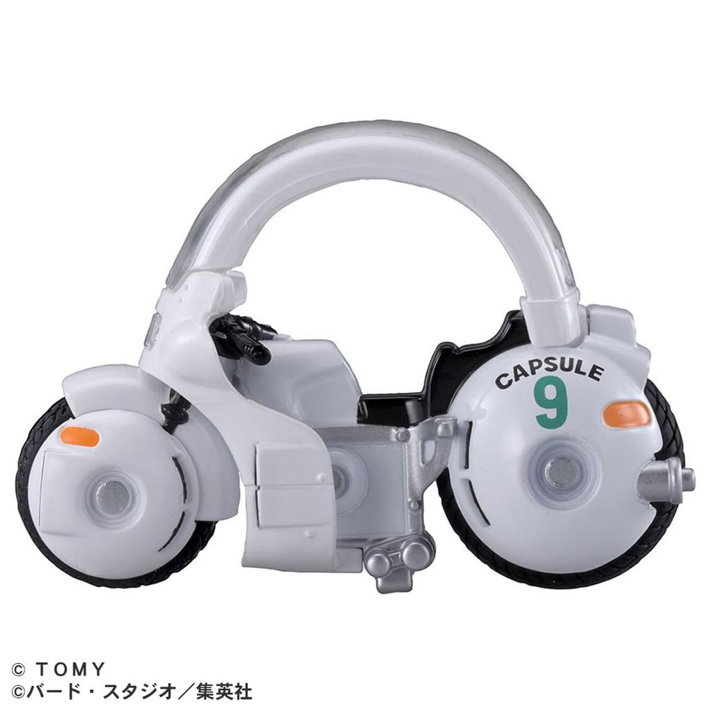 TAKARA TOMY Tomica Dream Tomica Tomica X Dragon Ball Capsule 9 Bike Miniature Car Toy for Ages 3 and Up Bulma's No.