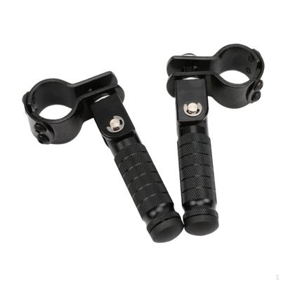 Motorcycle Footrests Accessories Foldable 8mm Pegs Pedal Board Attachment Easy Installation Sturdy
