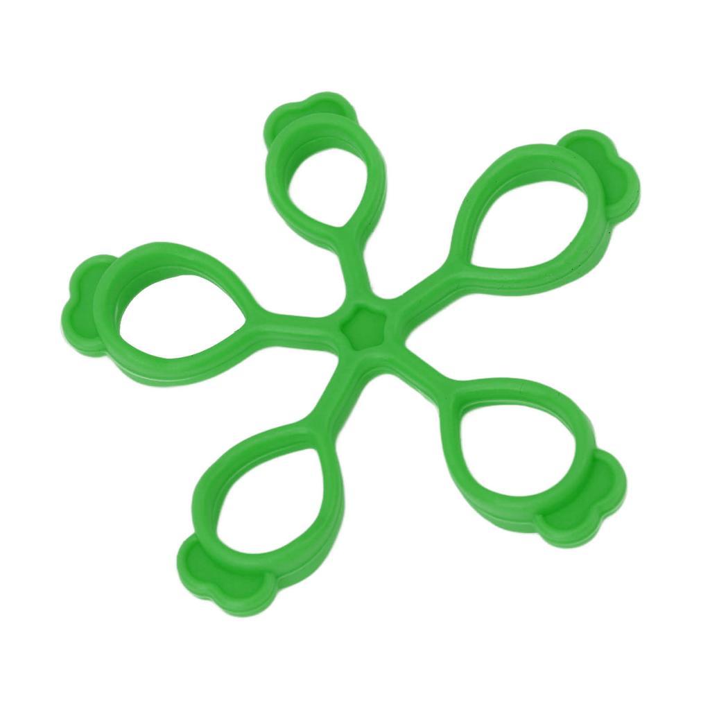 Silicone Finger Stretcher Flower Shape Springback Decompression Hand Grip Strengthener for Office