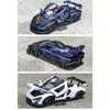 1/24 Toyota Senna Alloy Track Sports Car Model Diecasts Metal Racing Vehicles Car Model Simulation Sound Light with Spray Kids Toy Gift