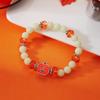 Halloween Luminous Beaded Bracelet For Women Girl Pumpkin Ghost Bracelets Jewelry Party Gifts