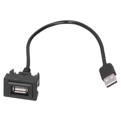 Car Extension Charger USB Port Cable Adapter Adaptor Auto Socket Outlet ABS Portable