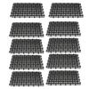 10Pcs Plastic Splicing Aquarium Filter Bottom Grid Plate Screen for Aquarium Fish Tank UseBlack