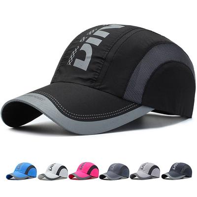 New Summer Men Baseball Cap Sport Running Quick Drying Hat Women Outdoor Fashion Adjustable Golf Caps For Male Snapback Cap