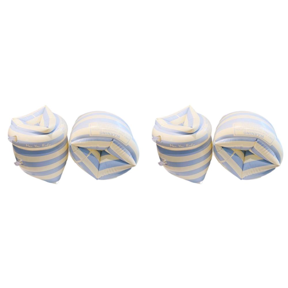 1 Pereche Brațari Flotabile pentru Piscină, cu Cameră Dublă de Aer, Gonflabile, pentru Brațe, din PVC Imprimat, Accesorii de Înot pentru Adulți și Copii