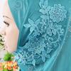 Multi-color Soft Lace Diamante Decoration Muslim Headscarf Hijab Scarf Islamic Shawl Ladies Headscarf