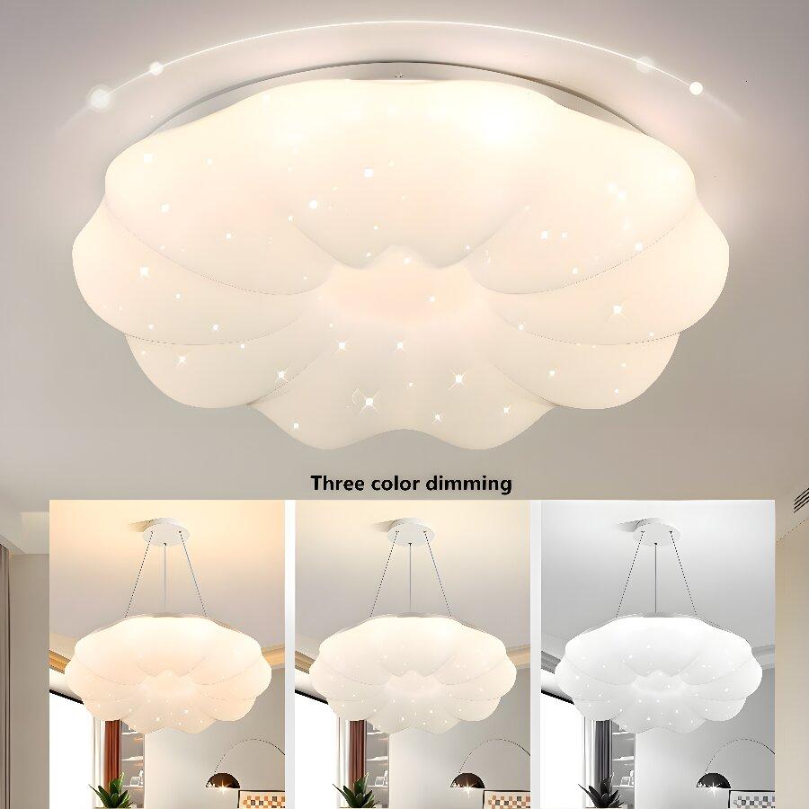 Cloud Led Ceiling Light Children's Lamp Interior Lustre Atmosphere Bedroom Chandelier Home Decoration Ceiling Light Fixture