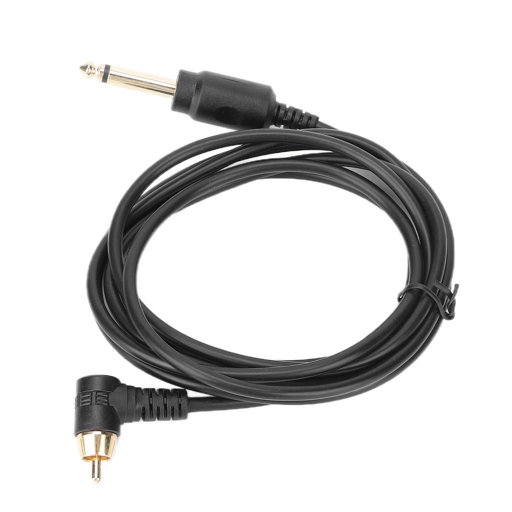 Tattoo Clip Cord Power Supply Machine Interface Cable RCA Interface 6.35mm Audio Plug