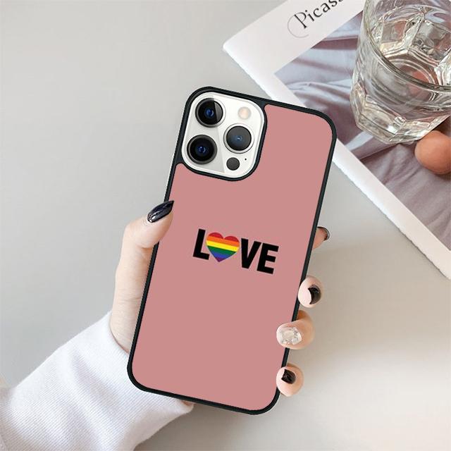 Gay Lesbian LGBT Rainbow Pride Phone Case Cover For iPhone 17 Air 15 16 Pro Max 14 13 12 11 Pro Max Plus Coque