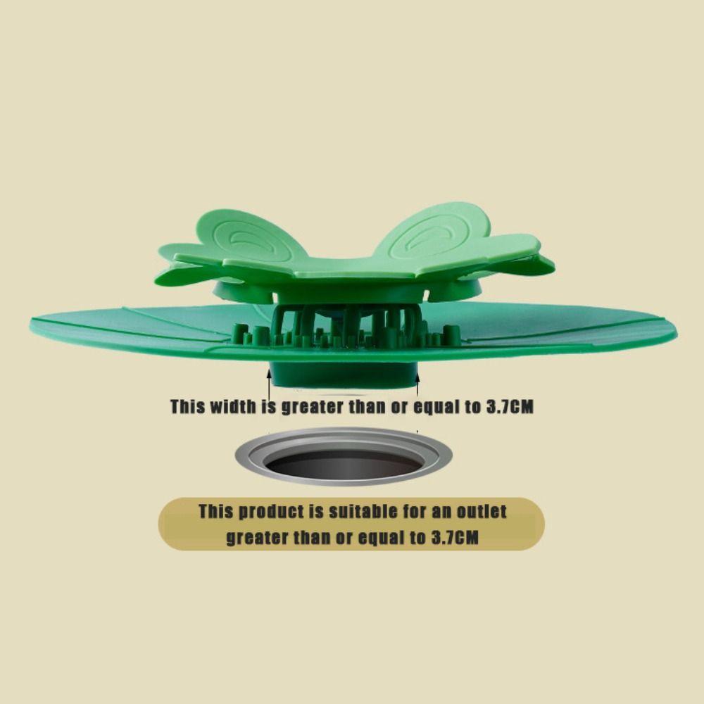 Frog Shape Drain Deodorant Mat Anti-clogging Sink Accessories Floor Drain Cover  Kitchen