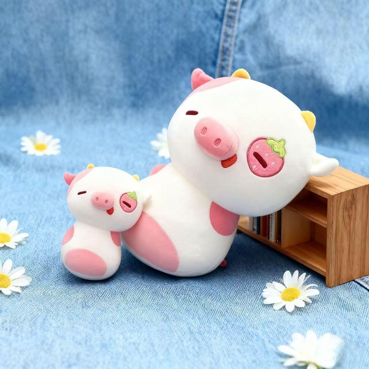Adorable Strawberry Pig Mushroom Plush Toy – Perfect Gift for Girlfriend or Best Friend 23cm