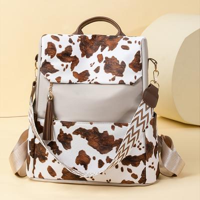 Damen Reisetasche Print Rucksack Großer Kapazität Rucksack Multifunktionale Umhängetasche