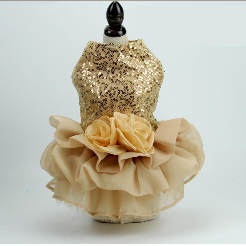 Black Dog Dress Princess Dress for Dog Lace Dog Wedding Dress Rose Flower Girl Dresses Party Dress Festival Clothes For Dogs