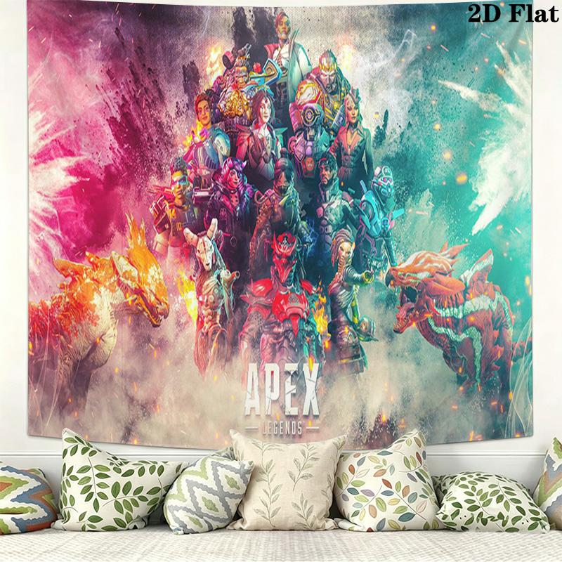 Apex Legends Wall Tapestry Aesthetic Wall Hanging Printed Fabric Blanket Decorative Tapestries for Bedroom Living Room Home Decor