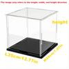 1pc Clear Self-Assembled Acrylic Display Box Dustproof Storage Display Cabinet, Suitable for Car Models/Toys/Collectibles