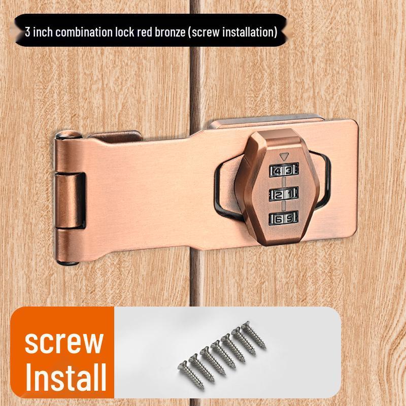 Digital No-Drill Anti-Theft Password Lock for Cabinets and Wardrobes