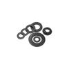 High-Grade Black Flat Metal Washer Gasket (Sizes: M3-M12, 8.8/12.9 Grade)