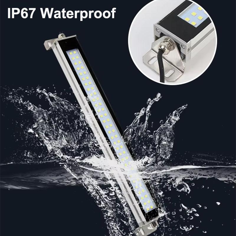 22CM 35CM 40CM 52CM 220v 24v IP67 Waterproof Oil-proof Dust-proof Led Bar Lamps LED Industrial Lamp Machine Work Tool Lights