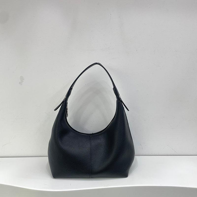 Bolsa de Ombro e Axila Feminina da Moda deste Ano em Estilo Coreano - Versátil Bolsa Dumpling de Mão para Outono/Inverno