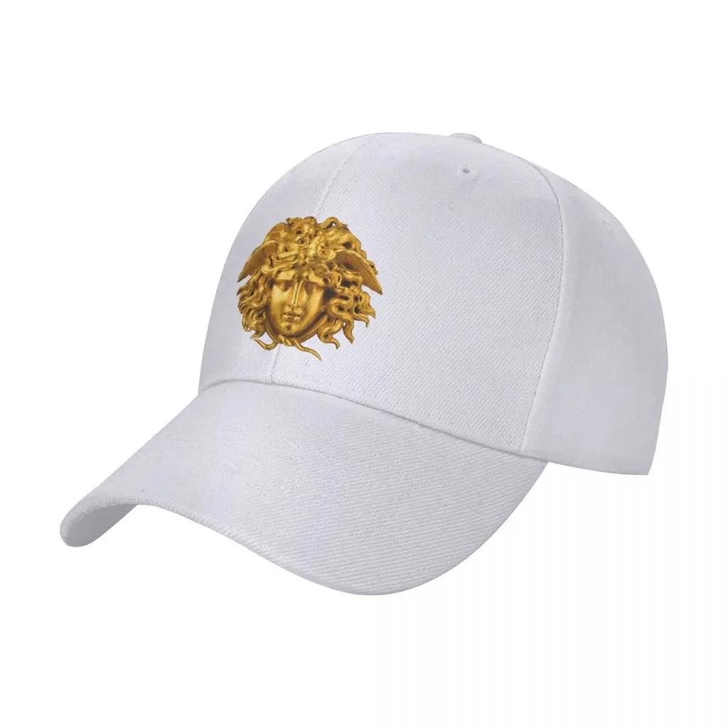 Casquettes de Baseball Dorées Élégantes et Chic à Cheveux Blonds Style Français pour Adultes Casquettes Solaires Chapeaux Mythologiques Grecs Chapeaux de Golf Réglables en Polyester