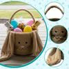 Easter Basket Decorative Easy To Carry with Handle Storage Organizer for Outdoor Birthday Party