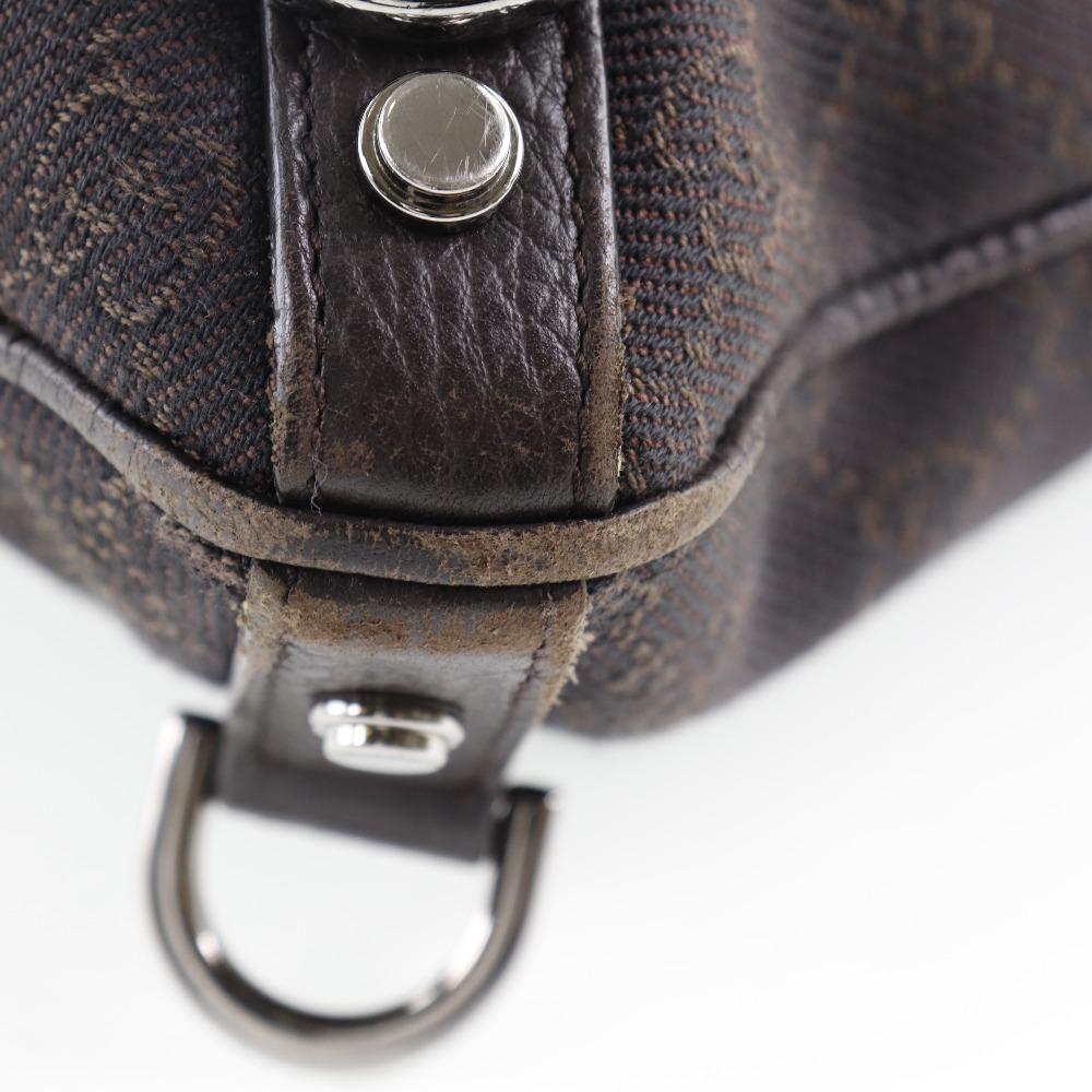 GUCCI Abbey Shoulder Bag 268642 Brown GG canvas Women Used