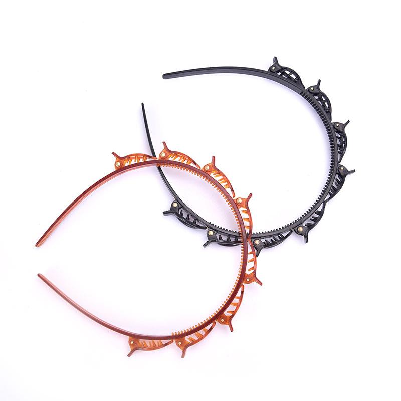 Double Bangs Hairstyle Hairpin Hairdressing Hairpin Headband Womens Headwear