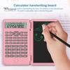 Multifunctional Scientific Calculator Portable Folding LCD Writing Board 12 Pocket-sized Digits Clear Display Compact
