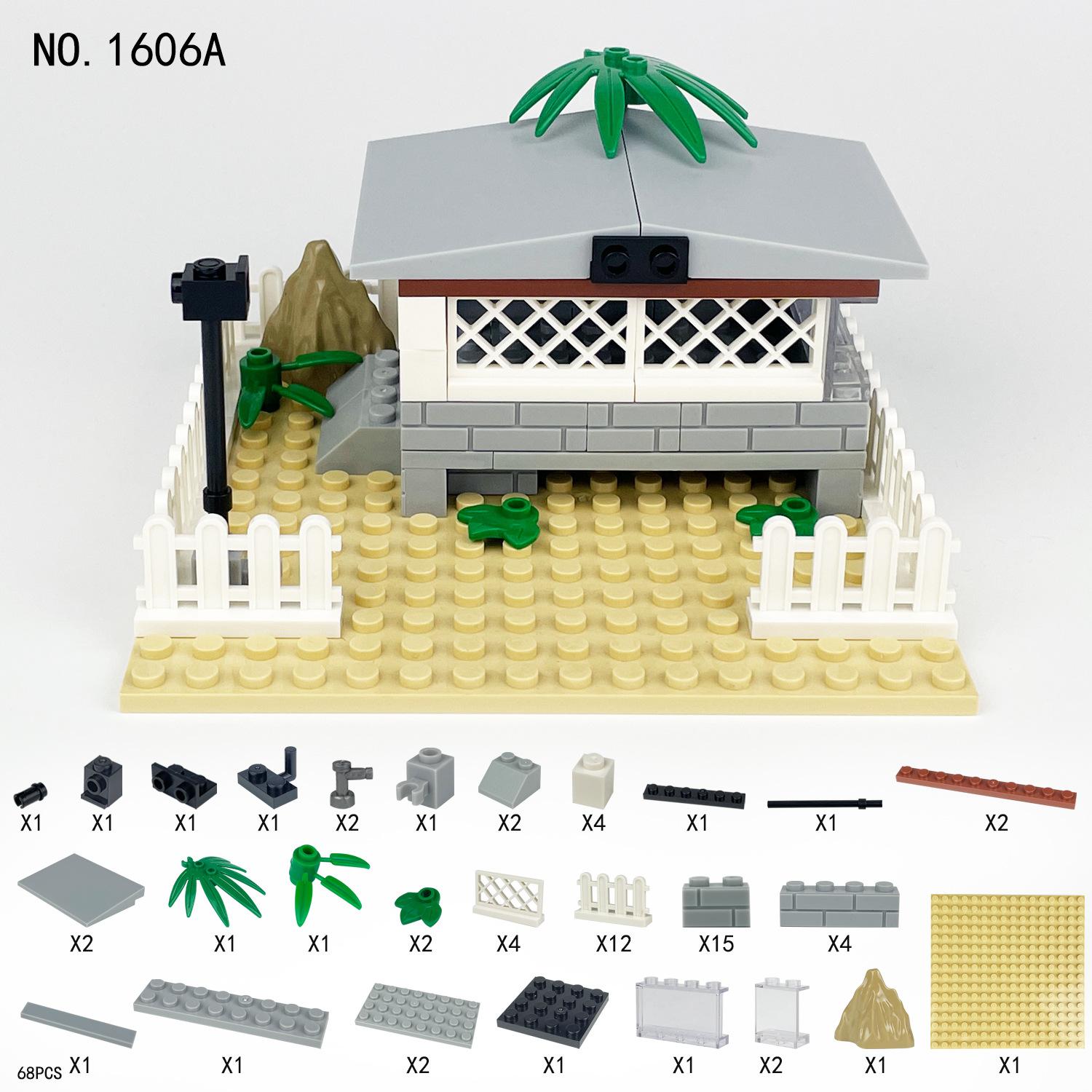 1606A Счастливый куриный домик фермеры ферма сцена сборка куриных аксессуаров детские — фото 5