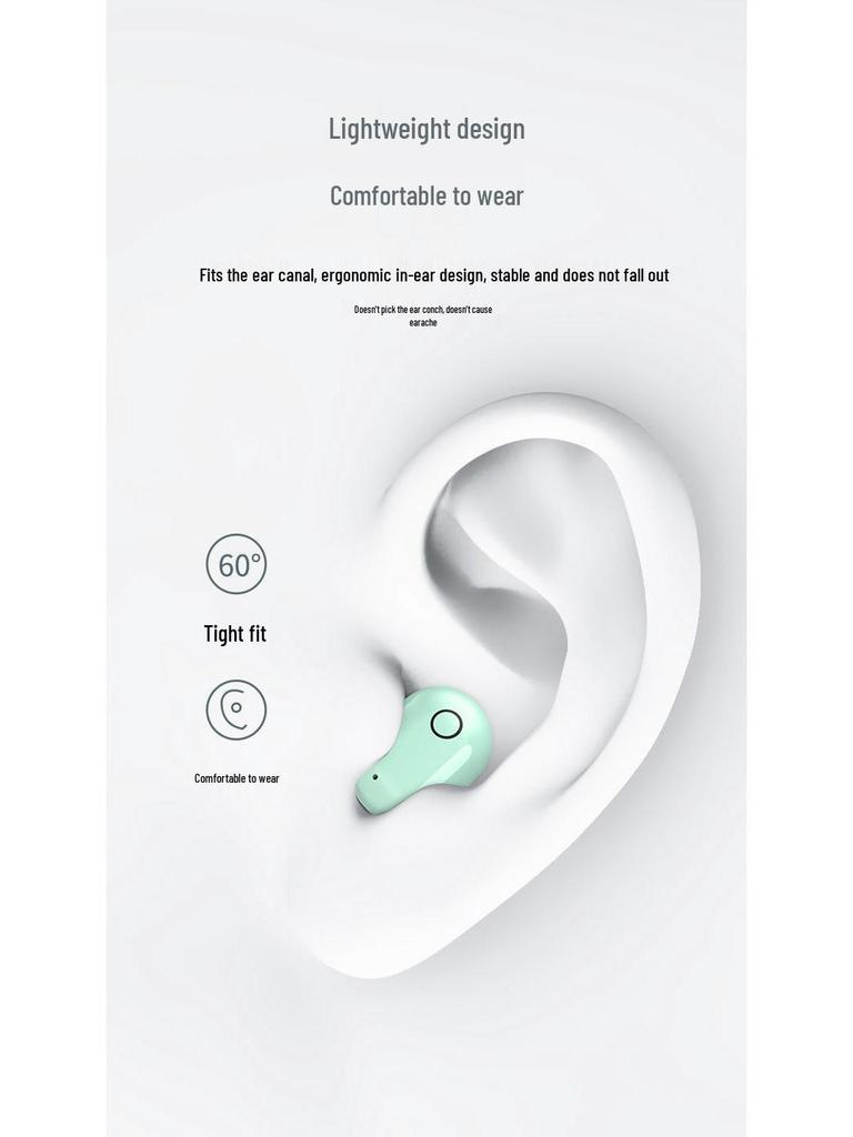 J15 Women’s Bluetooth Wireless Headphones - Mini, Cute, Comfortable, High Sound Quality, E6S