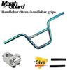 Ghidon BMX Pliabil din Aluminiu Ape Hanger 22,2 mm Riser pentru Biciclete de Stradă și Urcare